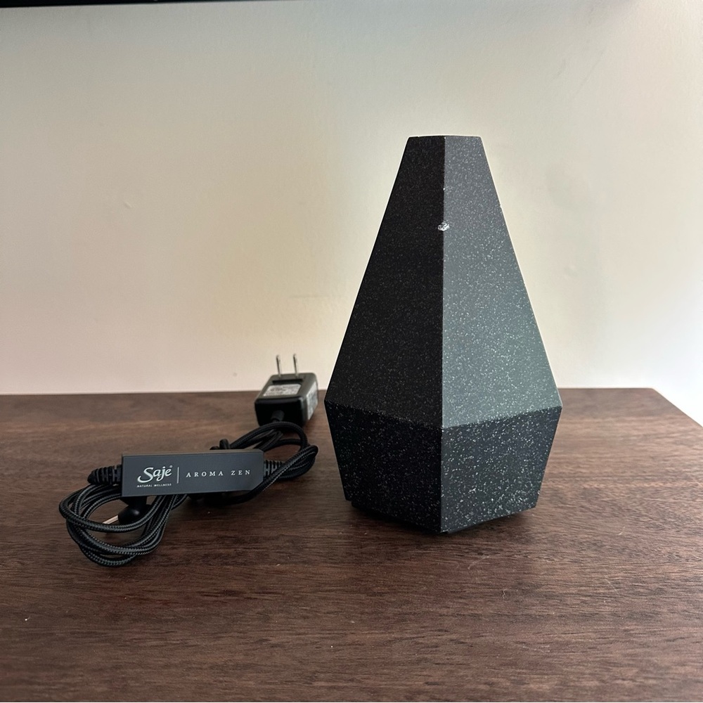 Saje Black Geometric diffuser